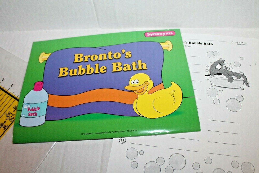 Synonyms Educational Folder Game Language Arts Center Activity The Mailbox