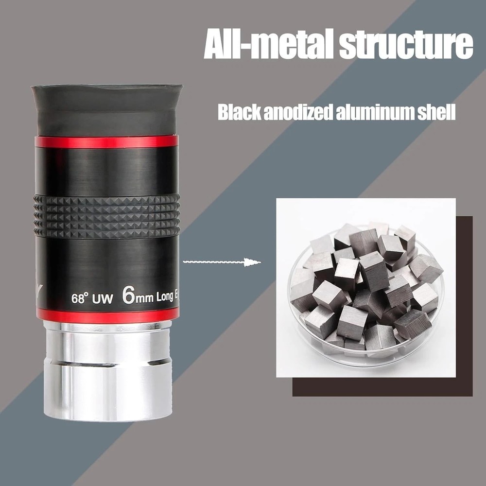 68° Wide Angle Eyepiece for Planetary Viewing-