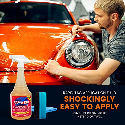 32oz Cleaner and Application Fluid Kit | Includes Felt Edge Squeegee 32 Ounces