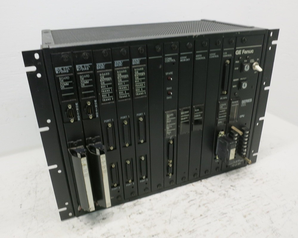 GE Fanuc Series Six Programmable Controller PLC Rack CPU I/O Modules Series 6