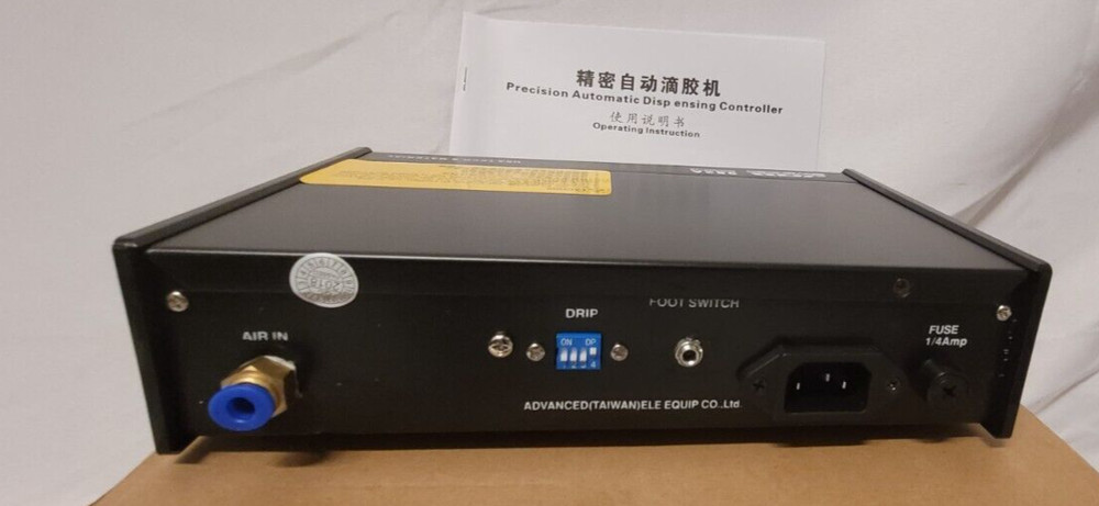 Automatic Glue Dropper Dispensing Controller, ESD Safe, JND Advanced 982A, 220V