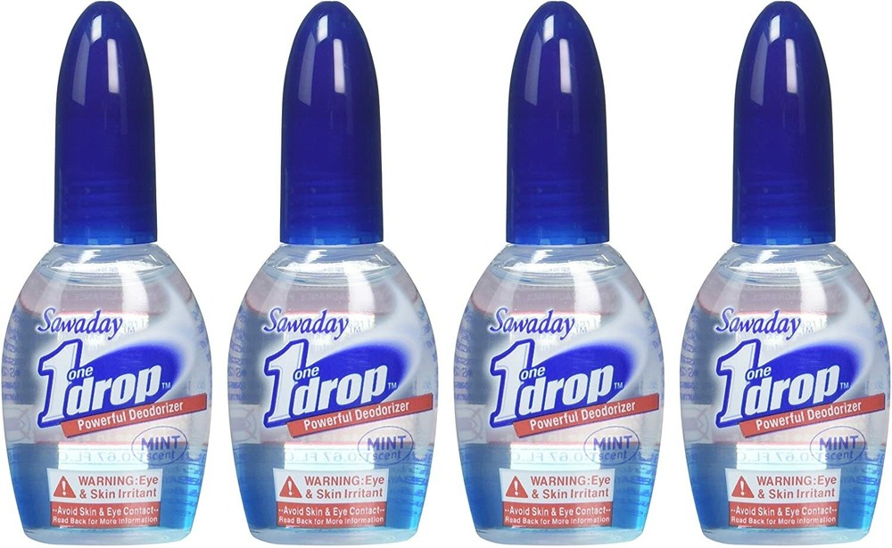 Just One-Drop Powerful Bathroom Deodorizer (Pack of 4)