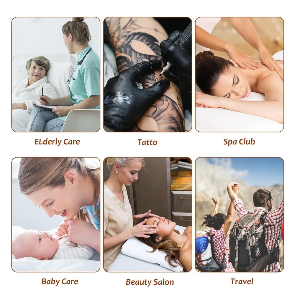 60 Pcs Disposable Fitted Massage Table Sheet Set - 30 Pcs Breathable Spa Bed ...