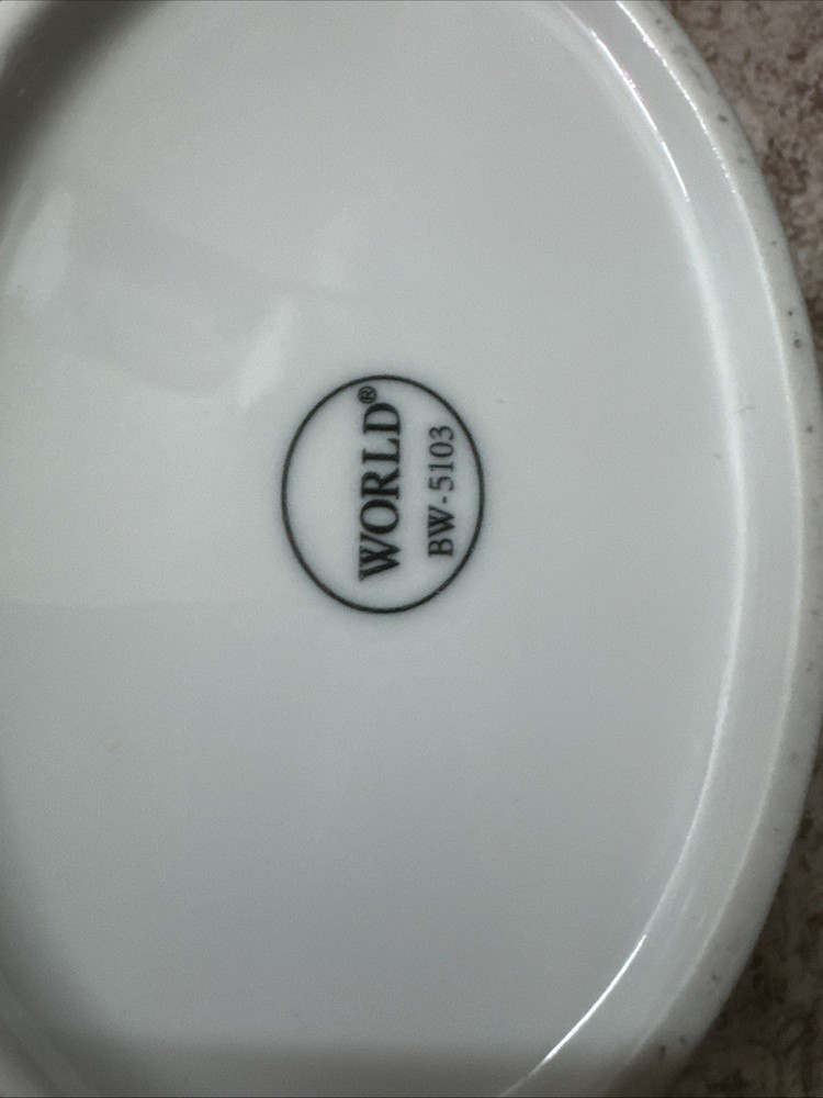 World BW-5103 Tableware Soup Bowl Replacement White