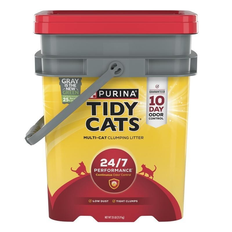 Clumping Cat Litter Low Dust Deodorizing 35Lb Odor Control Multi-Cat Cleanup New