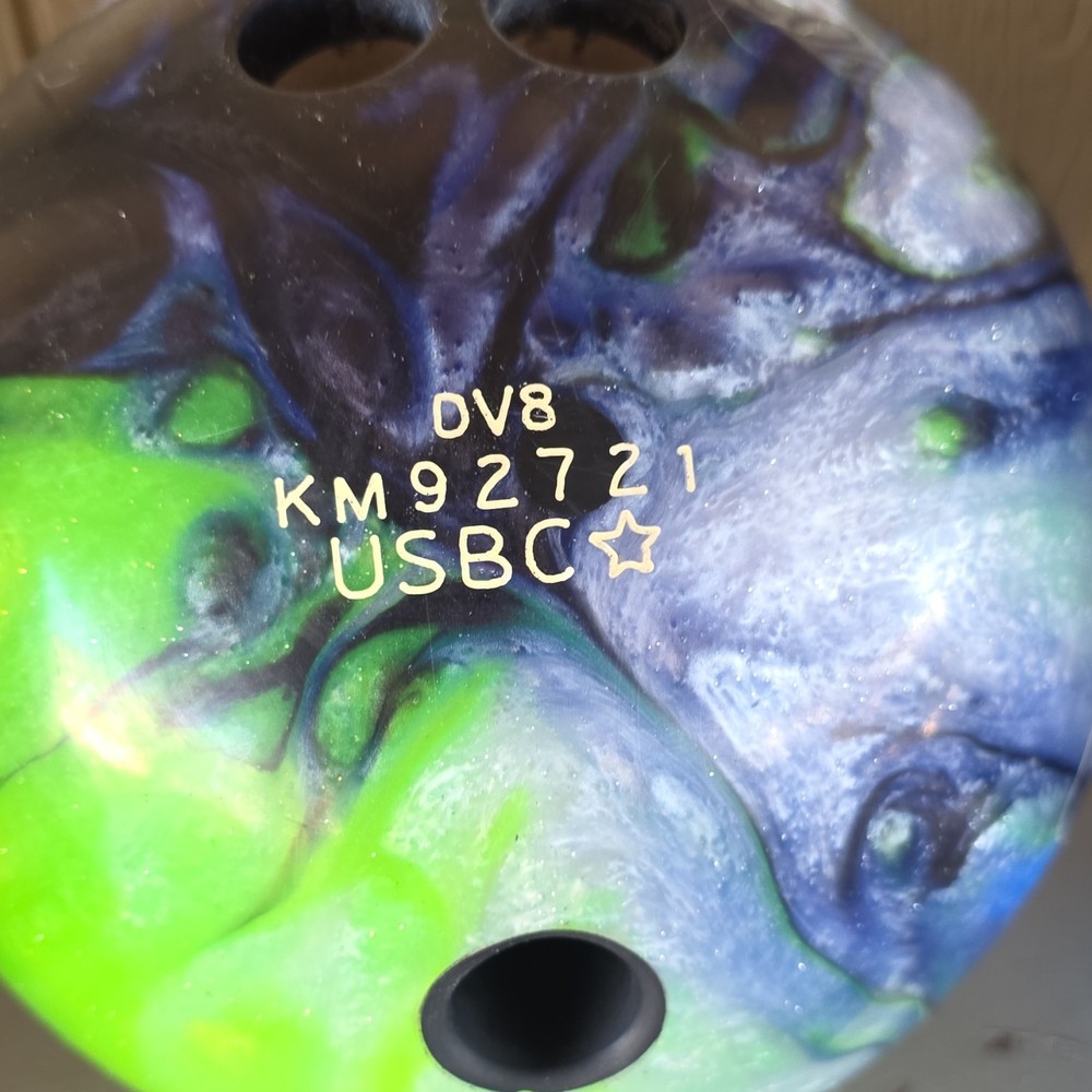 15lb DV8 Lime Spare - Lime/Black/Silver