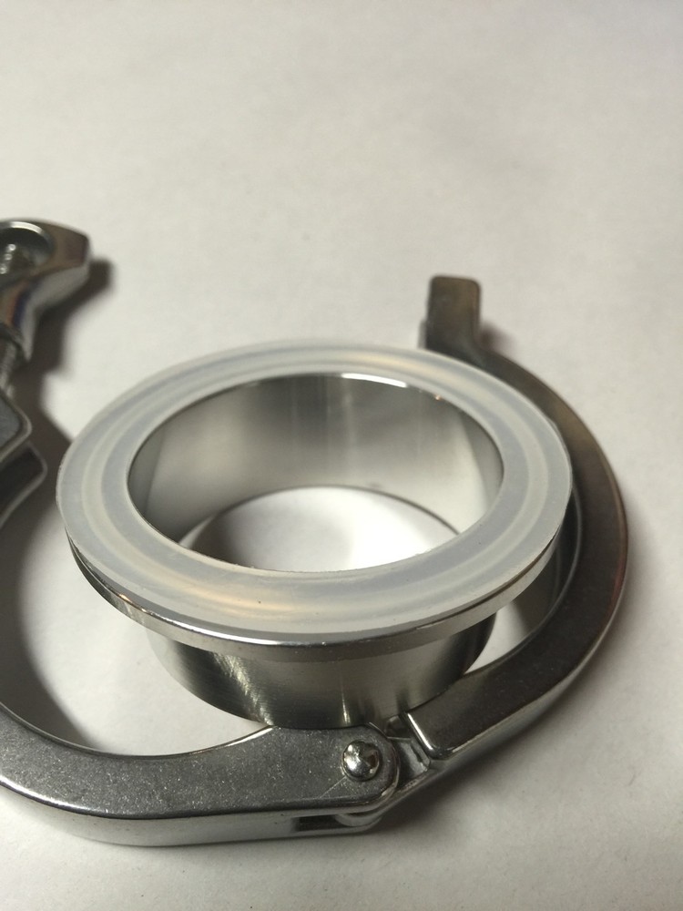 Beer Keg Still Adapter Kit 2" Tri Clamp, Ferrule, & Gasket for Distilling Column