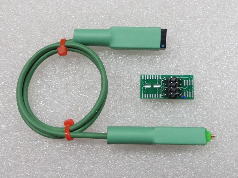 MSOP8 spring loaded pogo adapter with Guide Cap for EEPROM programming