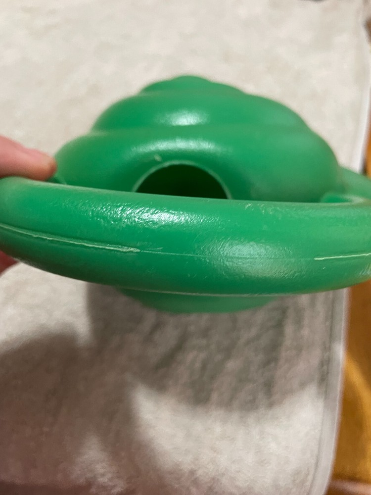 Green Plastic Snail Watering Can