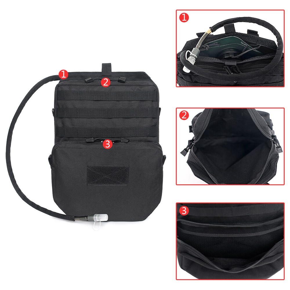 3L Molle Hydration Pack Tactical Hydration Storage Bag Outdoor Tactical Backpack