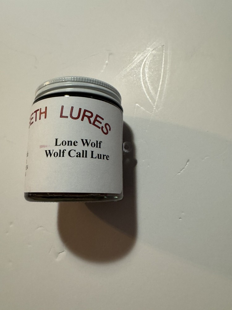 Lone Wolf. Wolf Call Trapping Lures Formulated By Halseth Lures