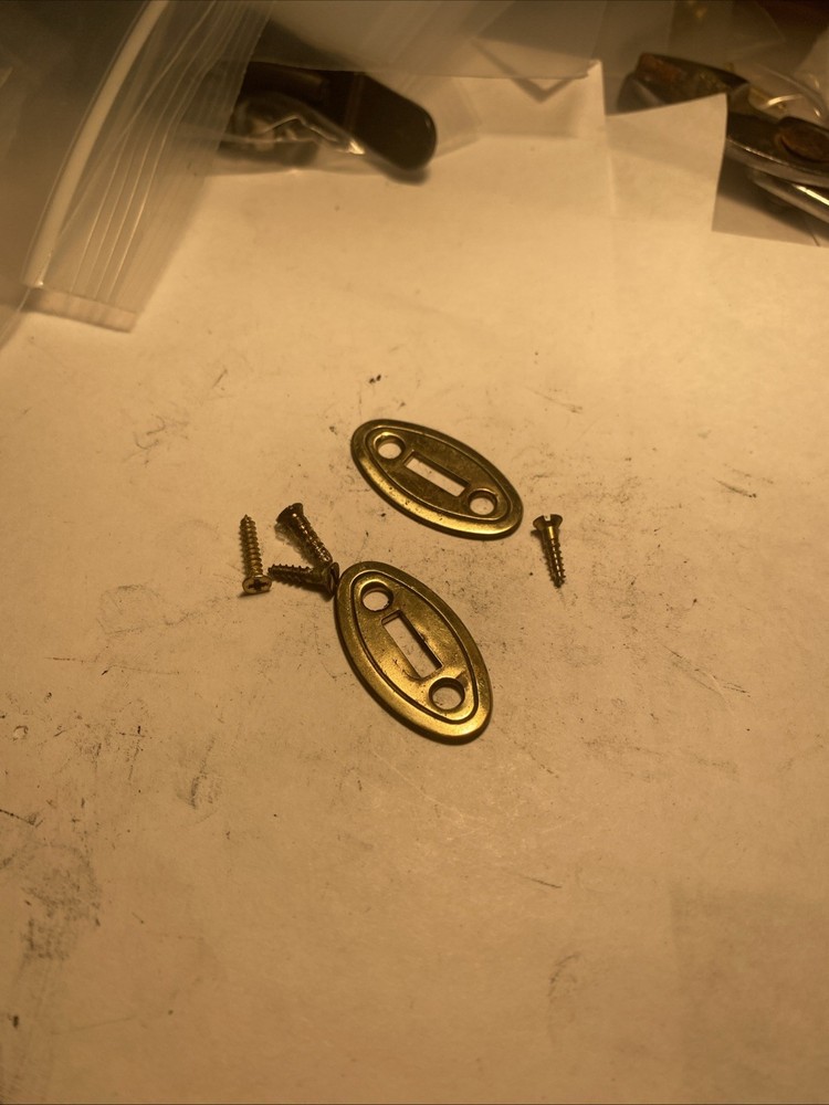 Brass Wedge Plates for Thompson Center Hawken Muzzleloader and Screws