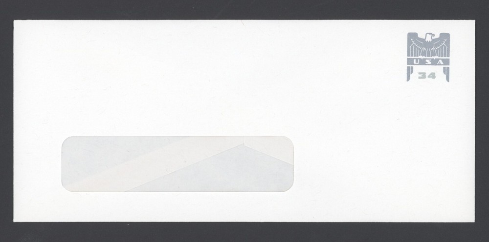 2001 US Scott #U646 34c Eagle on #10 Windowed Envelope MNH
