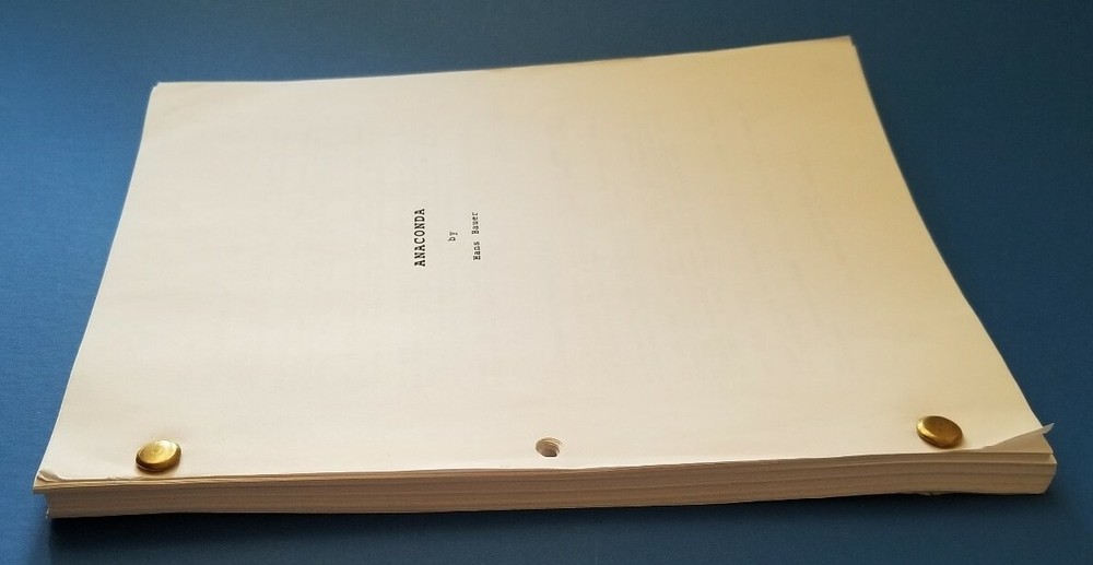 ANACONDA original script JENNIFER LOPEZ ICE CUBE adventure horror VOIGHT Snake
