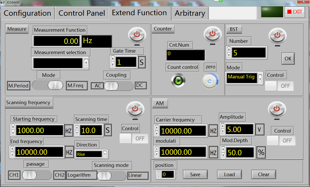 Ming He JDS6600 Dual-Ch DDS Function Arbitrary Waveform Signal Generator