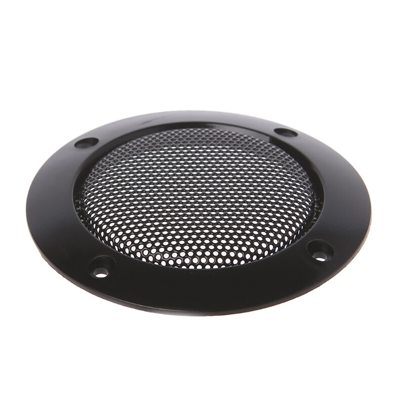 2pcs 2" Speaker Grill Mesh Decorative Circle Woofer Guard Protector Replacement