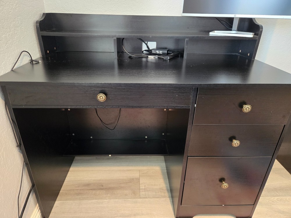 Sturdy New Office Desk Expresso Brown