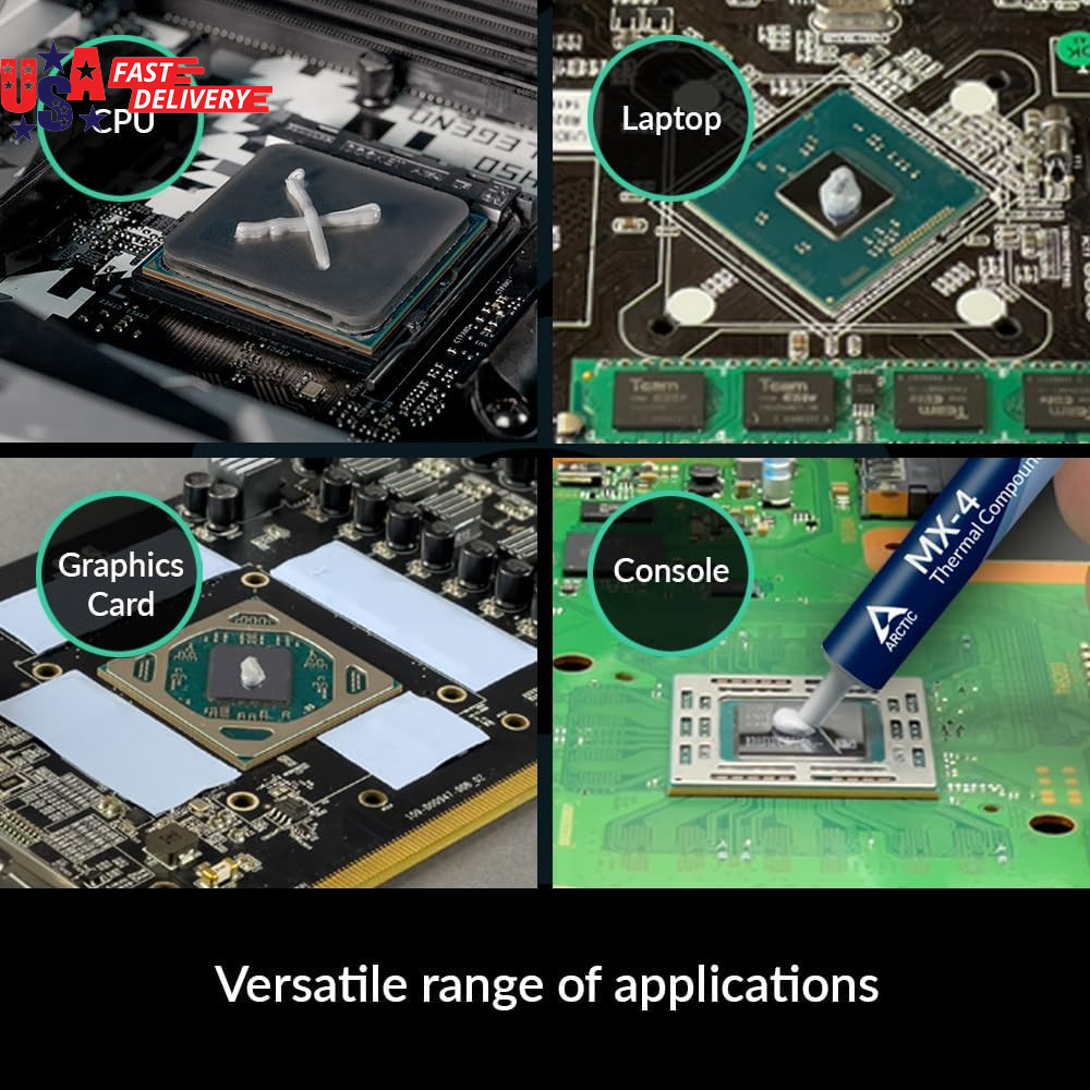 MX-4 (4 G) - Premium Performance Thermal Paste for All Processors (CPU, GPU - PC