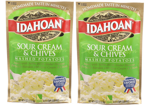 Idahoan Sour Cream & Chives Mashed Potatoes 2 Pack