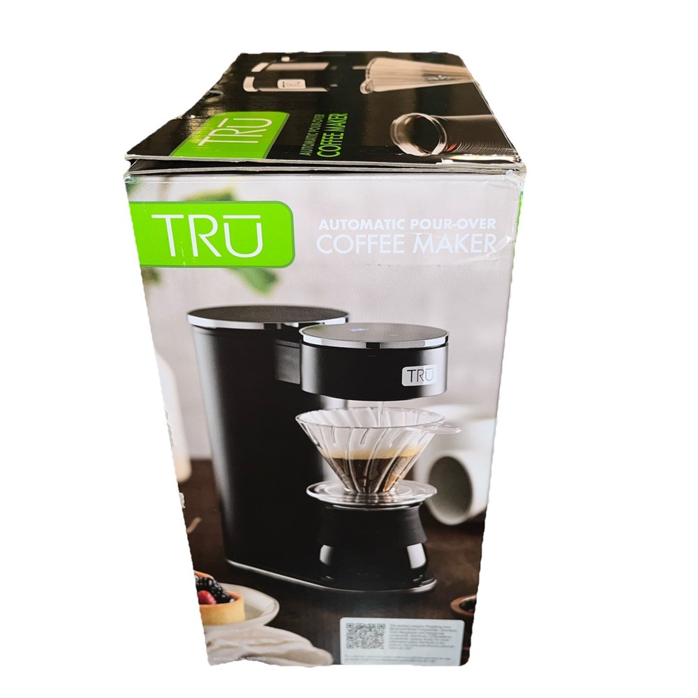 TRU Automatic Pour Over Digital Control Coffee Maker Optimized Brew Program _I2