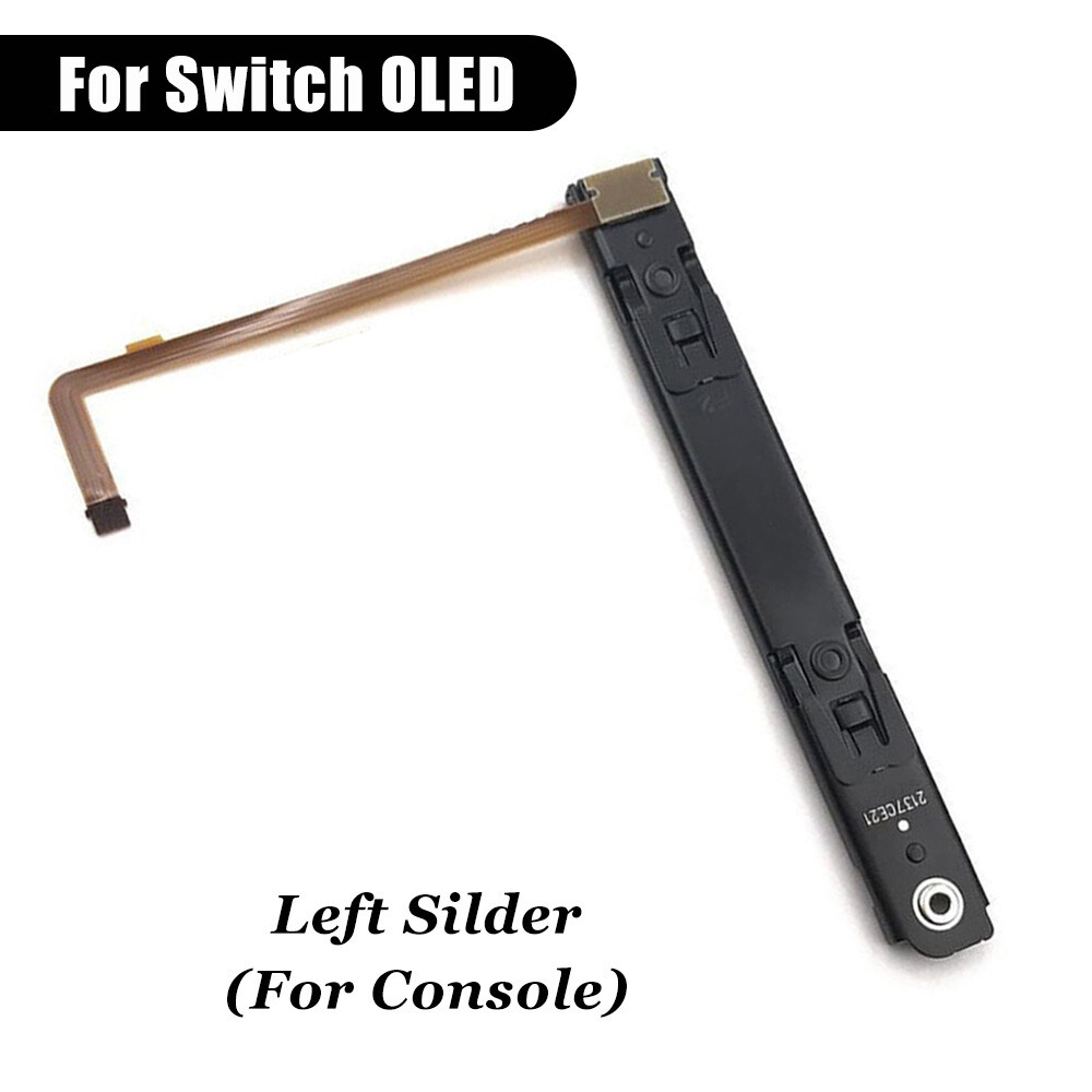 For Nintendo Switch OLED Left & Right Slider Rail Replacement with Flex Cable