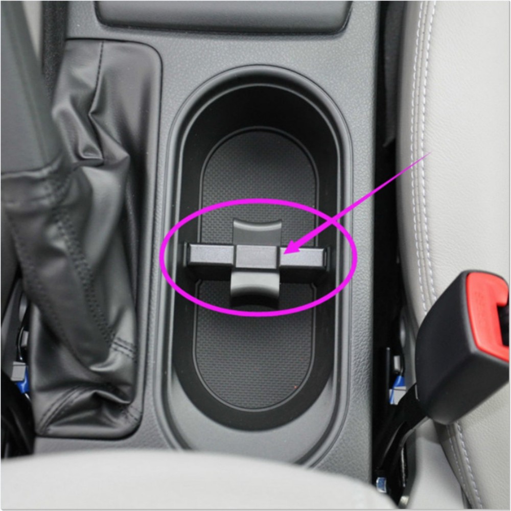 Center Console Cup Holder Insert Divider Kit For Subaru Forester Legacy Outback
