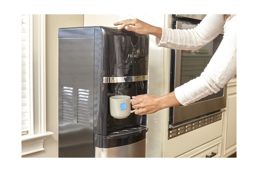 Primo Deluxe Water Dispenser Bottom Loading, Hot/Cold/Room Temp, Stainless