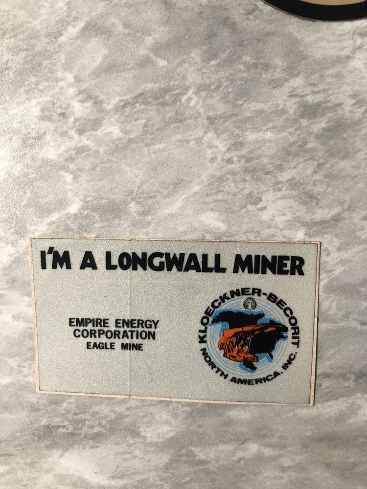 coal mining stickers nice older  Coal Company