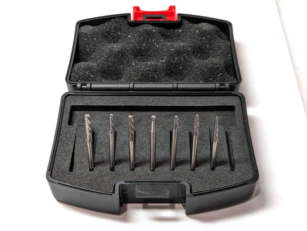 HERTEL 7pc BURR SET 18655084 INCOMPLETE SET