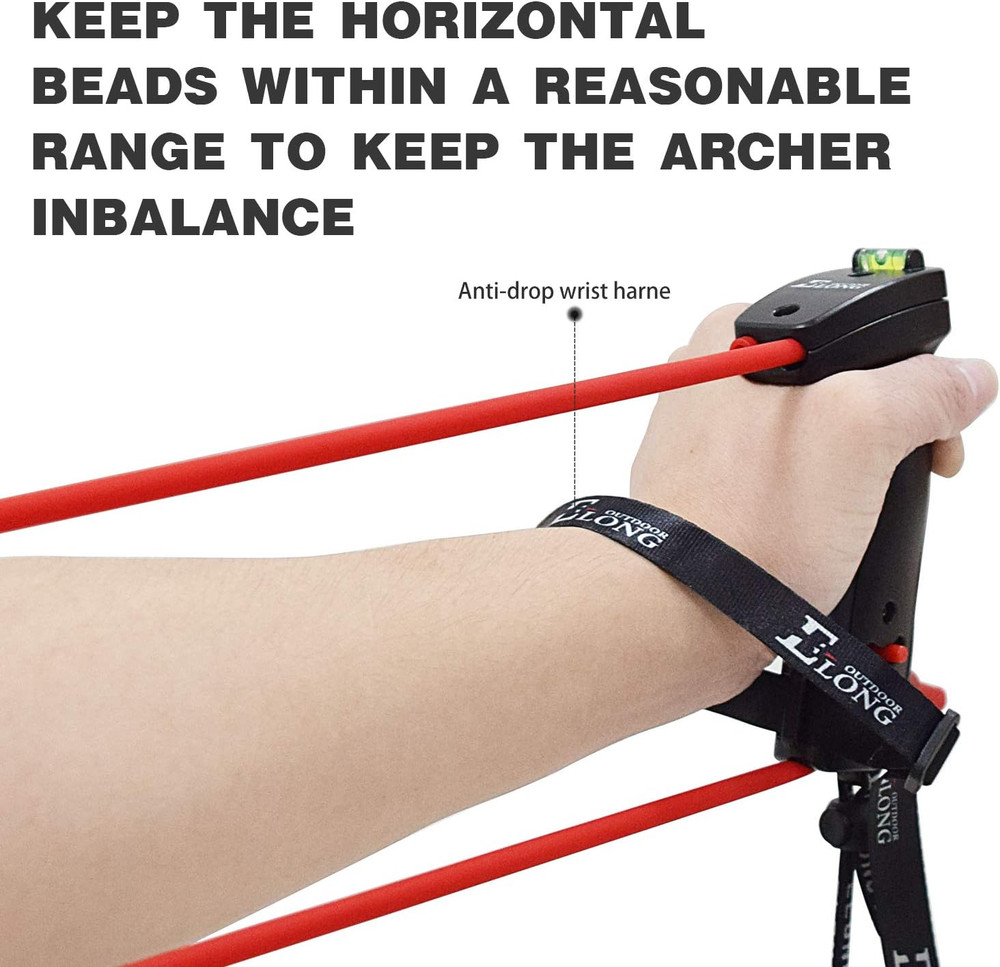 Elong Archery Bow Trainer Draw Training Aid Device Strength Stretch Band Exercis