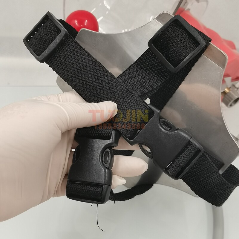 Dental Manikin Phantom Head Model Training Simulator Installed on Chair Headrest