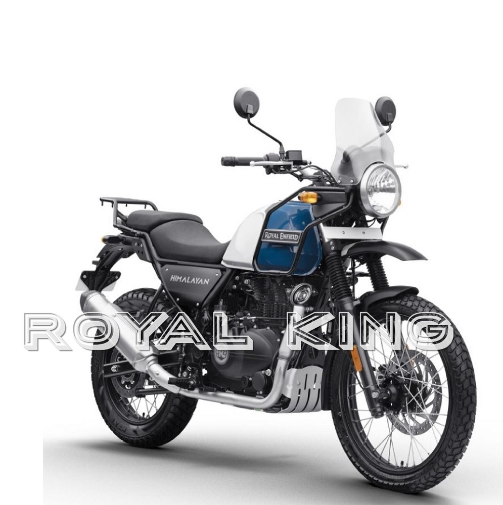 Royal Enfield Silver "Handlebar & Master Cylinder Assembly" Himalayan 411 Combo