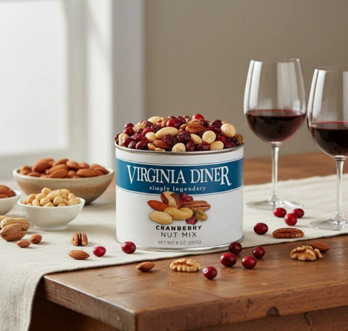Virginia Diner, Classic Cranberry Nut Mix, 9 oz