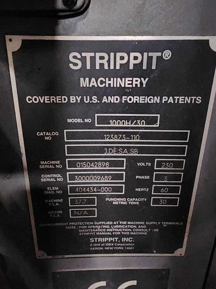 LVD/Strippit 1000 H 30 Punch