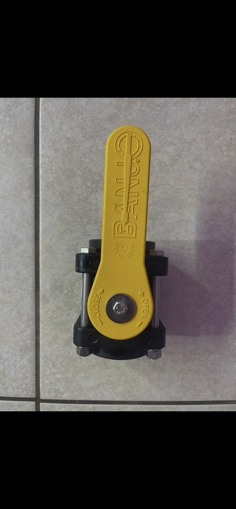 Banjo 2" V200 Polypropylene Ball Valve Inline 2"