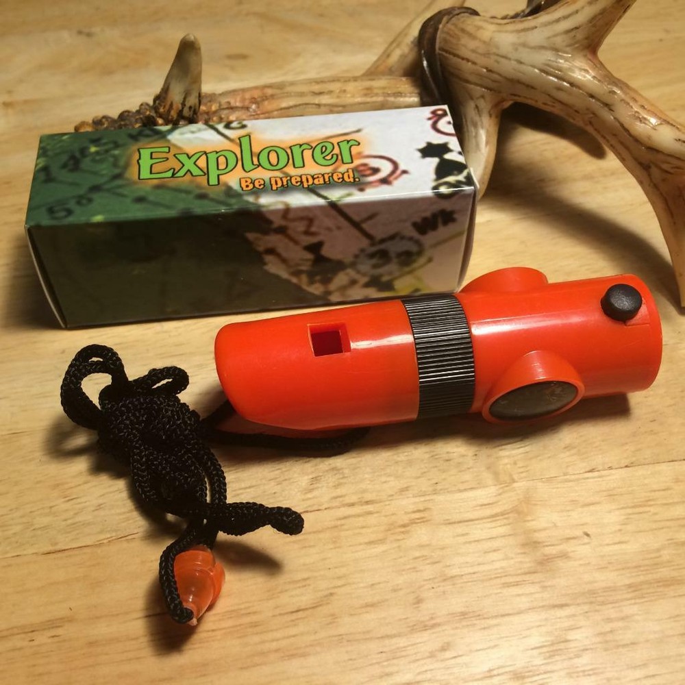 Explorer Five In 1  Compass / Whistle  EXP14