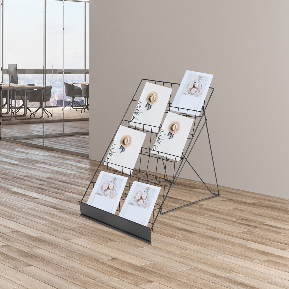 Wire Countertop Rack, Book Display Rack, Free Standing Comic Book Display Rack