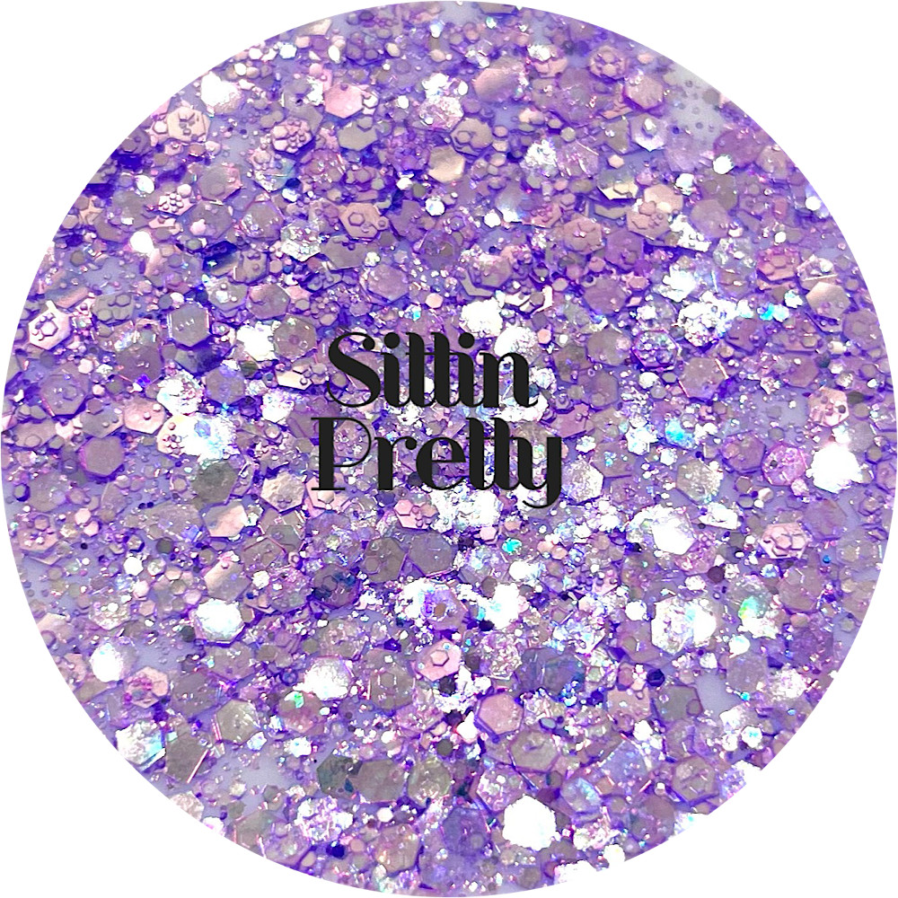 Premium Polyester Glitter - Purple Chunky Mix