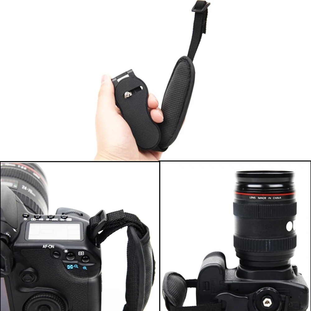 Professional Adjustable Leather Wrist Strap Hand Grip Hand Strap for DSLR Camera