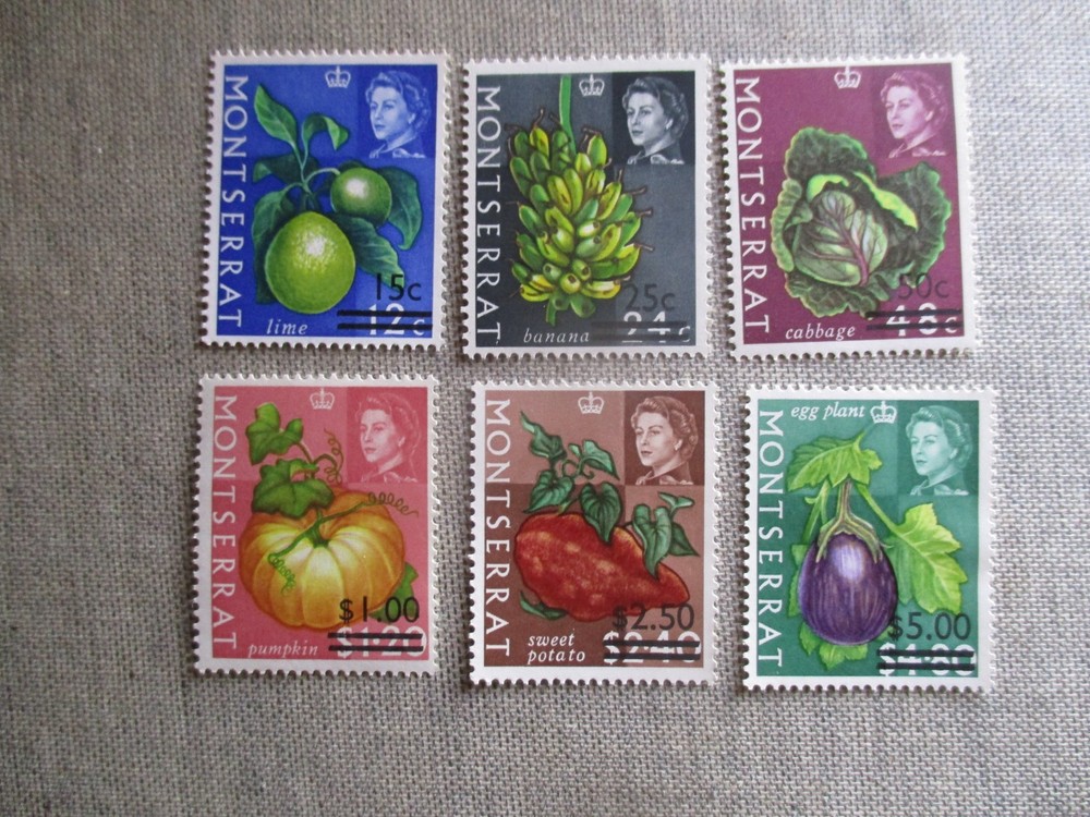 Montserrat, Scott# 193-198,MH