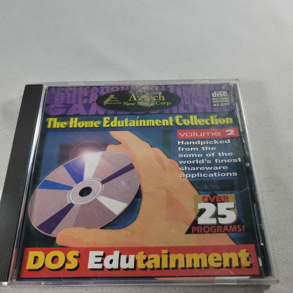Vintage 1995 Aztech Media Group PC Software Vol. 2 DOS Edutainment