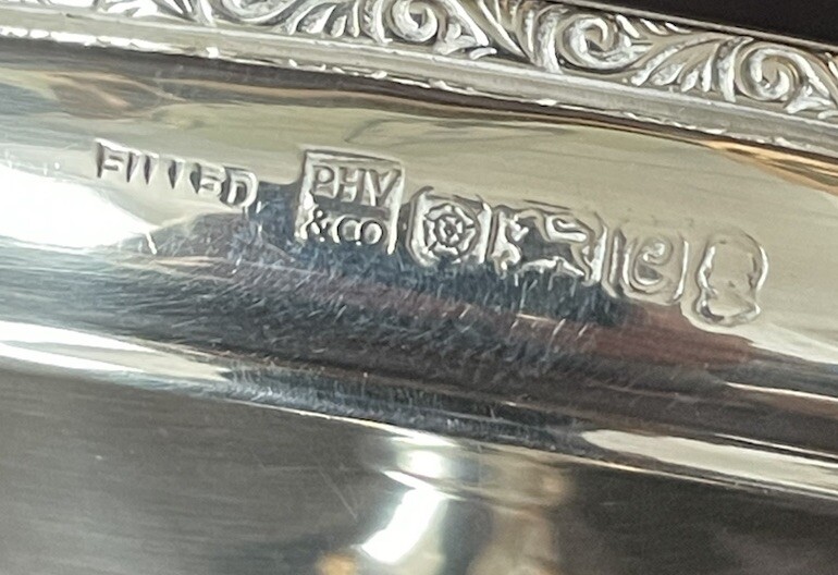Antique Solid Silver Pedestal Bowl. Sheffield 1977.