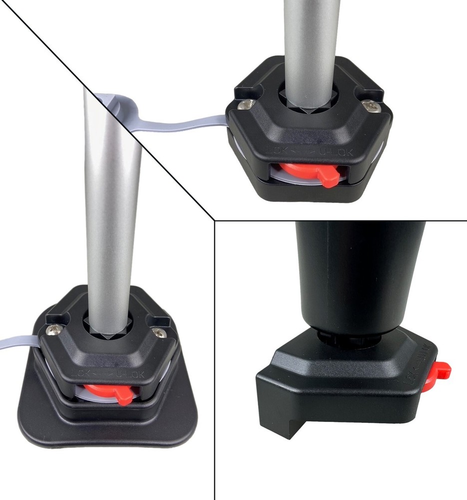 Pactrade Marine Navigation Light Adhesive Base LED AA Battery Bicolor & White