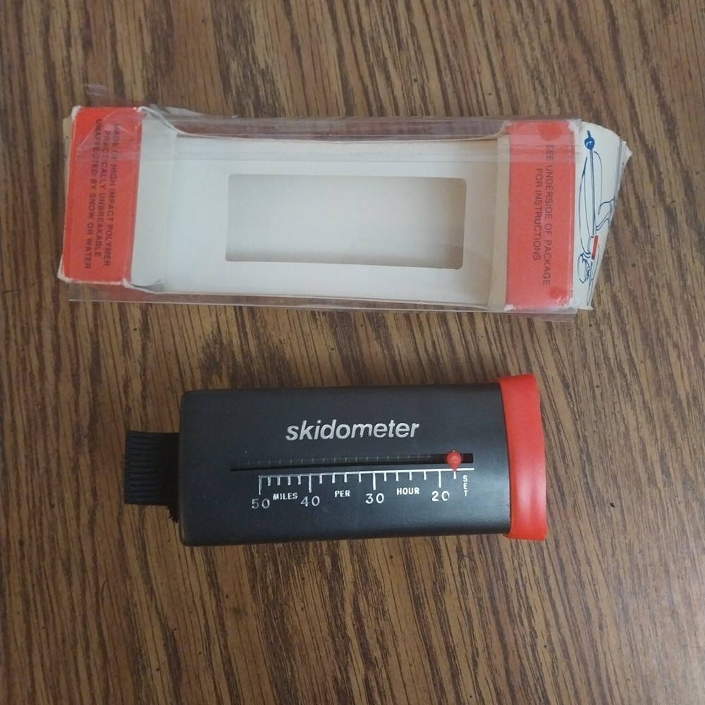 Vintage Skidometer Ski Speedometer