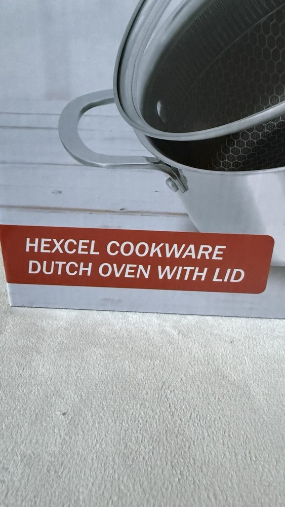 Kitchen Suisse 5 QT Dutch Oven With Lid Hexcel Cookware