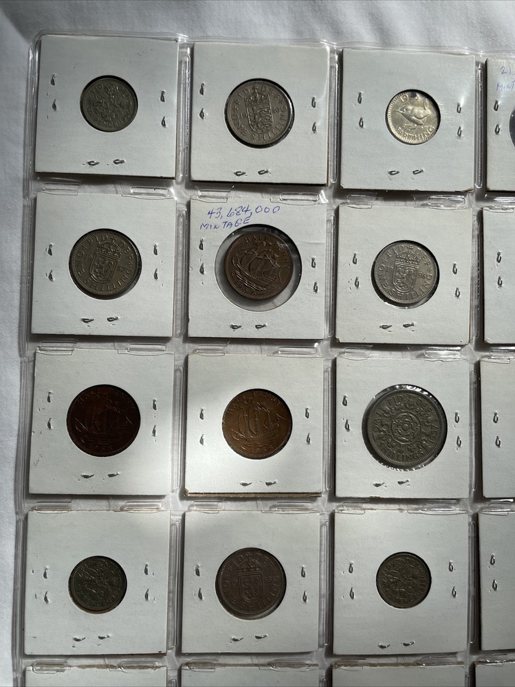 Great Britain 1956-1960 Mixed Coins