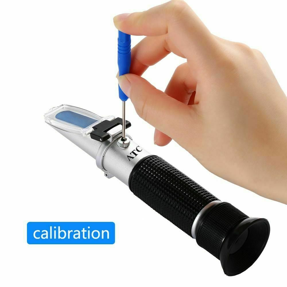Grape Wine Refractometer Brix 0-40% Vol 0-25% Dual Scale Refractometer Tester US