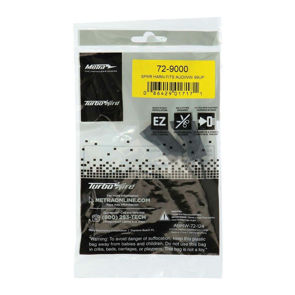 Metra 72-9000 Speaker Wire Harness Adapter For Select Vehicles