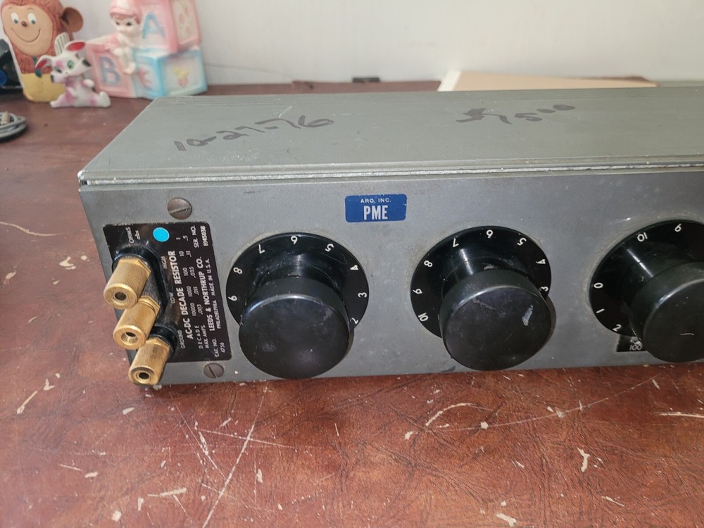 leeds Northrop decade resistor ac-dc 4756