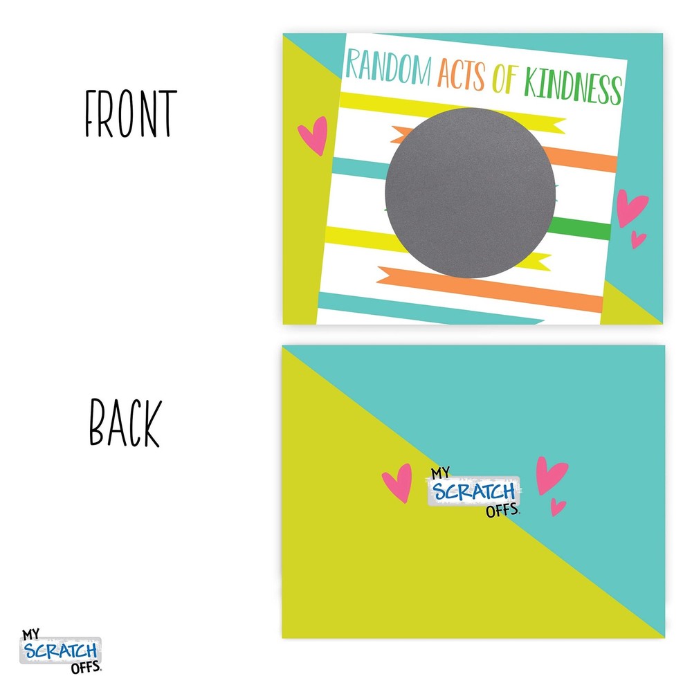 Make Your Own DIY Scratch Off ScratchNotes 20 Pack 3x4 Note Cards & Stickers ...